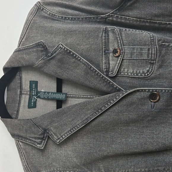 Lauren jean co denim jacket suit style jacket - Picture 4 of 10